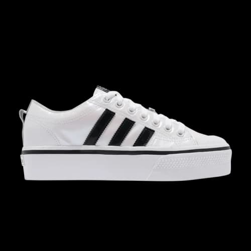 adidas Nizza Platform Hi White Black (Women's)