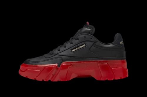 Reebok Club C Cardi B Black Red (Women's)
