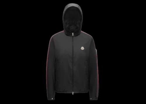 Moncler Necker Short Down Jacket Black