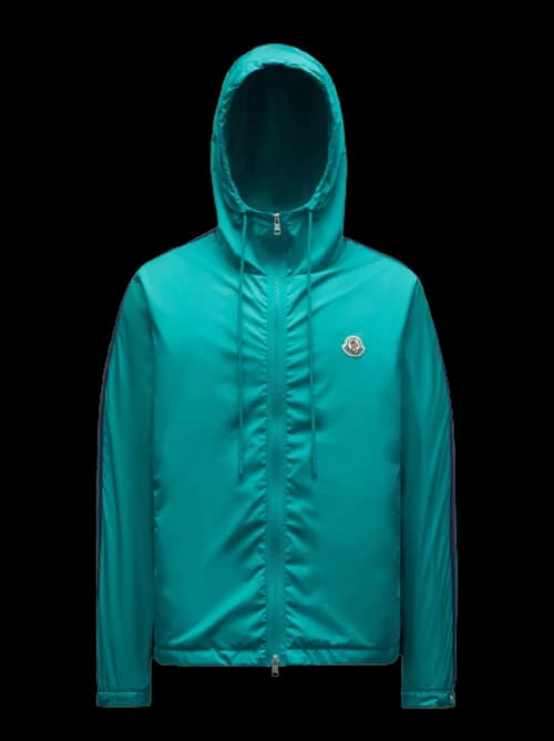 Moncler Hattab Rain Jacket Dynasty Green/Red/Navy