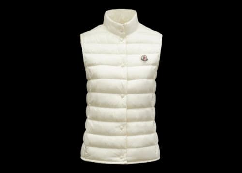 Moncler Women's Liane Vest Silk White