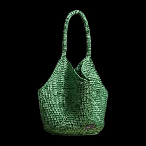 Khaite Medium Lotus Tote Bag 'Forest Green'