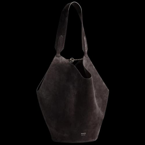 Khaite Lotus Small Tote 'Dark Brown'