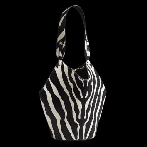 Khaite Lotus Mini Tote 'Black/White'
