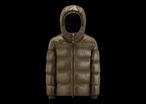 Moncler Orizaba Short Down Jacket Dark Army Green