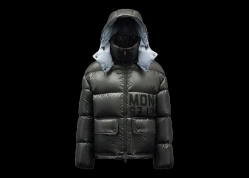 Moncler Women's Abbaye Short Down Jacket Dark Grey