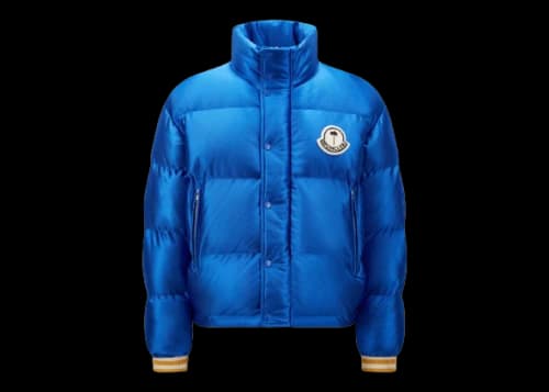 Moncler x Palm Angels Keon Short Down Jacket Cornflower Blue