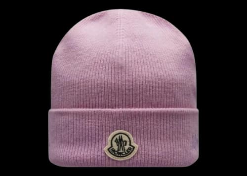 Moncler FRGMT Hiroshi Fujiwara Wool Beanie Pink