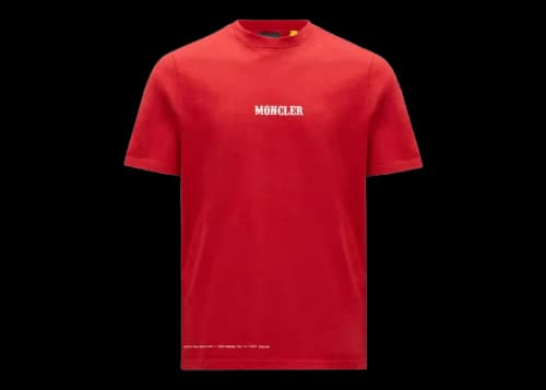 Moncler Hiroshi Fujiwara x Fragment Circus Motif T-Shirt Red