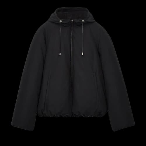 Loewe Padded Hooded Bomber Jacket 'Black'