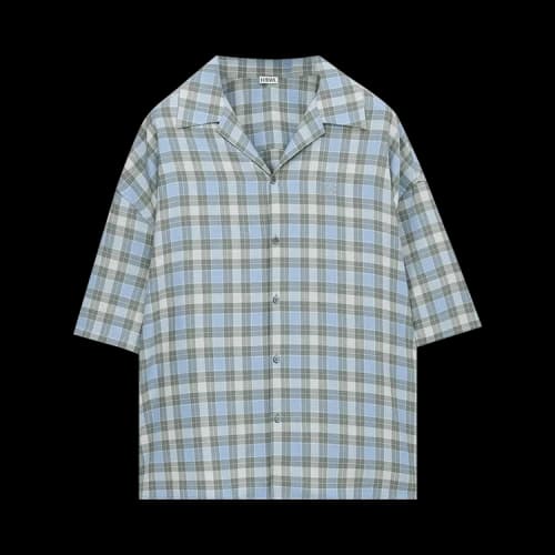 Loewe Short-Sleeve Shirt 'Light Blue/White'
