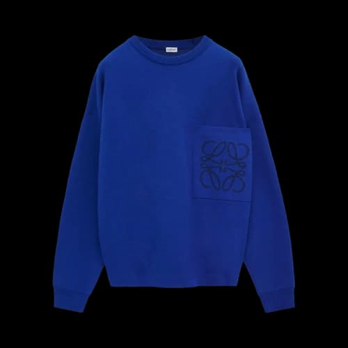 Loewe Anagram Pocket Sweater 'Blue'