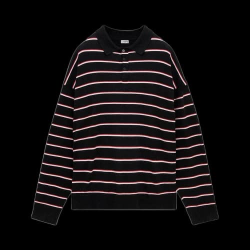Loewe Polo Sweater 'Black/Red/White'