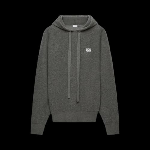 Loewe Drawstring Hoodie 'Grey'