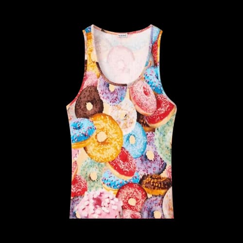 Loewe Ribbed Tank Top 'Donuts'