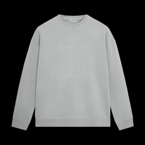 Loewe Relaxed Fit Sweatshirt 'Light Grey'