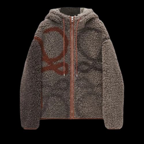 Loewe Hooded Jacket 'Beige/Khaki Green'