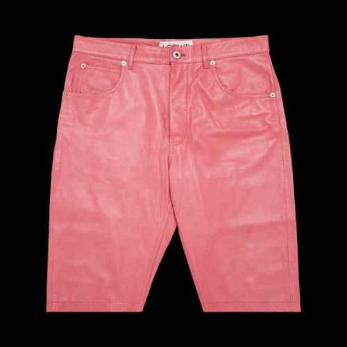 Loewe Leather Shorts 'Pink'