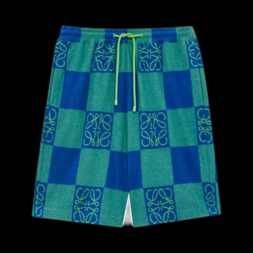 Loewe Paula's Ibiza Shorts 'Acid Green'
