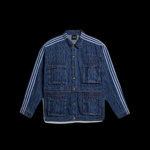 adidas x Ivy Park Monogram Denim Jacket (Unisex) Dark Denim (SS21)