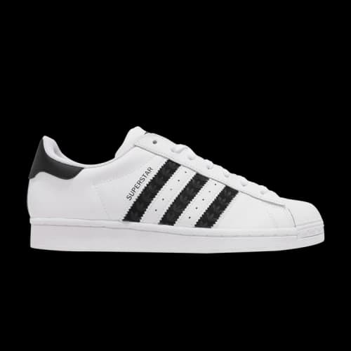 adidas Superstar 'Logo Stripes - White Black'
