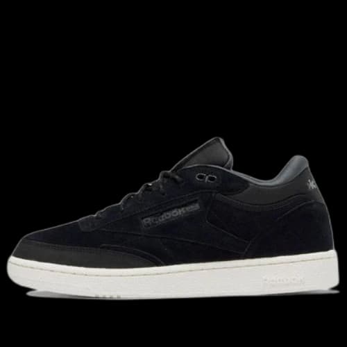 Reebok Club C Mid II Fashion Casual Skate Shoes Unisex Black