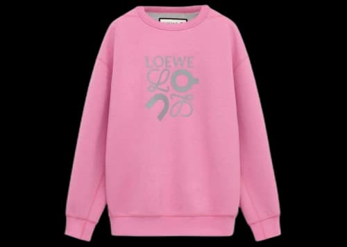 LOEWE x ON Technical Jersey Sweatshirt Pink