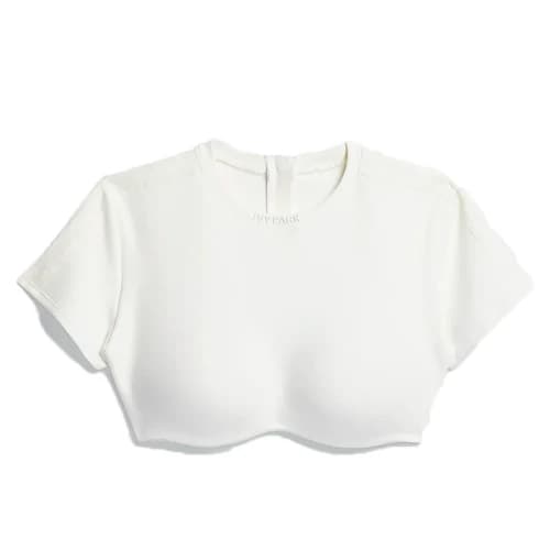 Adidas x Ivy Park Crop Long-Sleeve Top (Plus Size) Off White (SS21)