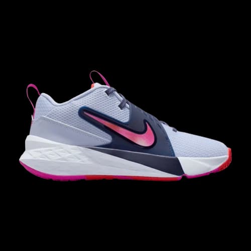 Nike Team Hustle D 12 Ghost Midnight Navy Picante Red Fire Pink (GS)