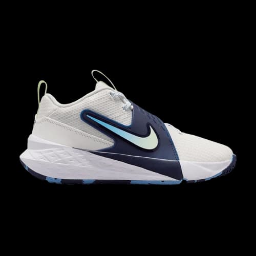 Nike Team Hustle D 12 White Midnight Navy Volt Tint (GS)