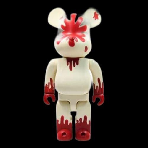 Bearbrick BE@RBRICK Hiroto Komoto Red White 400%