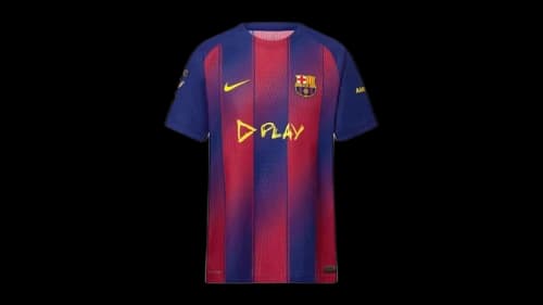 FC Barcelona x Edsheeren Limited Edition 2025/26 Jersey (Numbered) Blue/Garnet