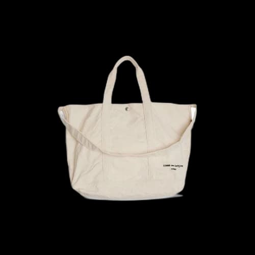 Comme des Garçons Homme Canvas Logo Tote Bag 'Natural'