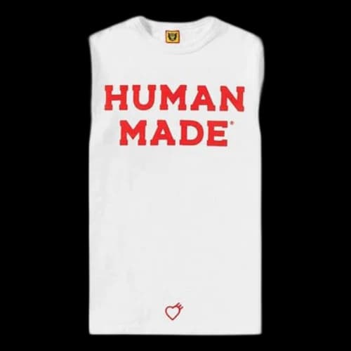 HUMAN MADE Logo Alphabet Printing Short Sleeve White
