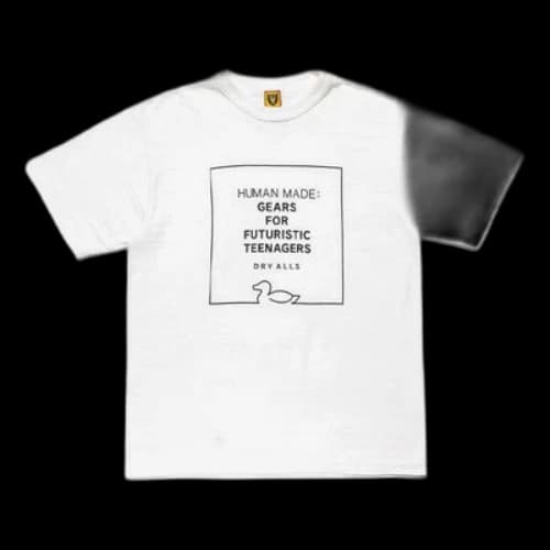 HUMAN MADE Alphabet Bamboo Short Sleeve Unisex White