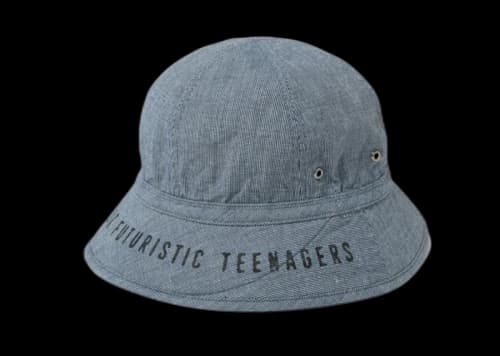 Human Made Round Bucket Hat Indigo Navy