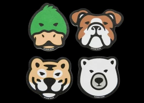 Human Made Felt Coaster (Set of 4) Multi