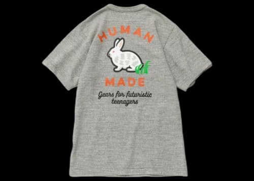 Human Made Pocket Rabbit #2 T-Shirt Grey