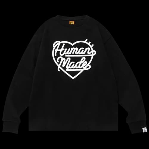 Human Made Heart Long-Sleeve T-Shirt 'Black'