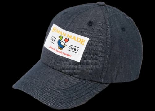 Human Made 6 Pannel Denim Cap Indigo