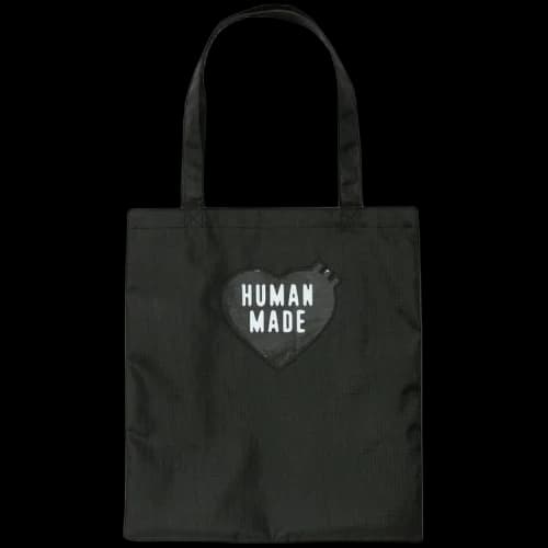 Human Made Nylon Ripstop Heart Tote Bag 'Black'