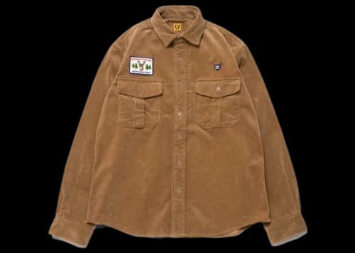 Human Made Corduroy Workshirt Beige