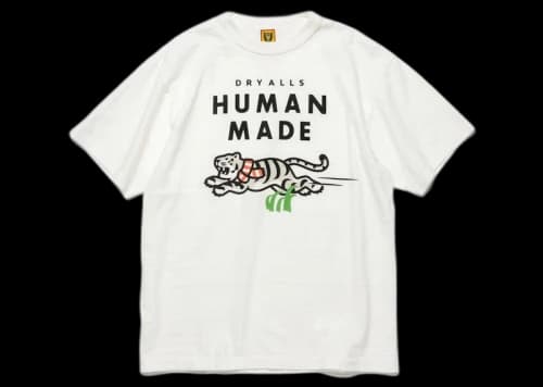Human Made White Tiger Graphic T-Shirt White