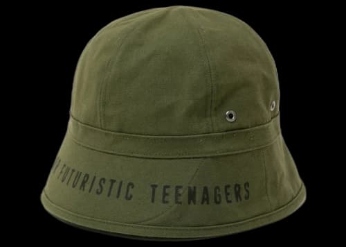 Human Made Round Bucket Hat Olive Drab