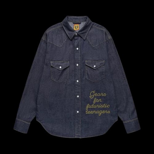 Human Made Denim Western Shirt 'Indigo'