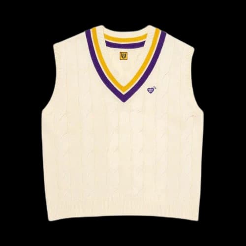 Human Made Knit Vest 'White'