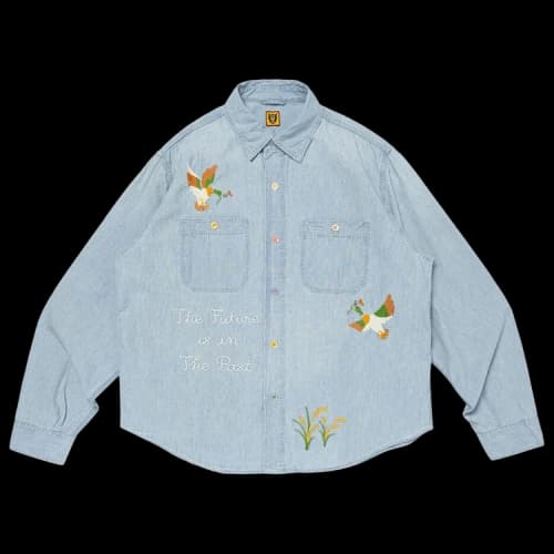 Human Made Chambray Work Shirt 'Indigo'