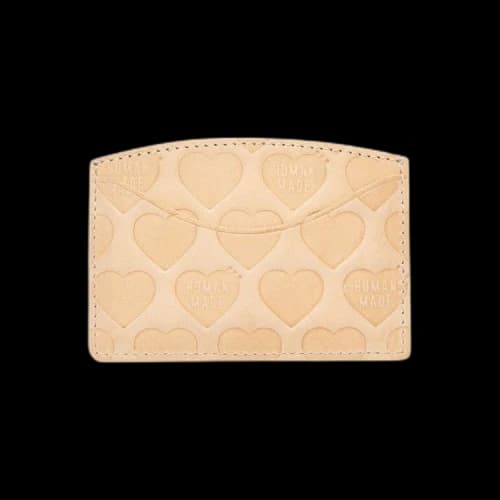 Human Made Leather Card Case 'Beige'