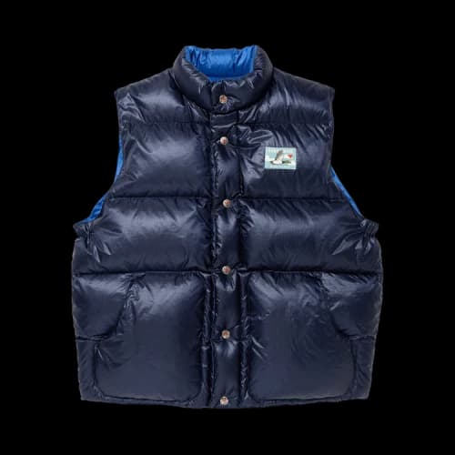 Human Made Reversible Down Vest 'Navy'