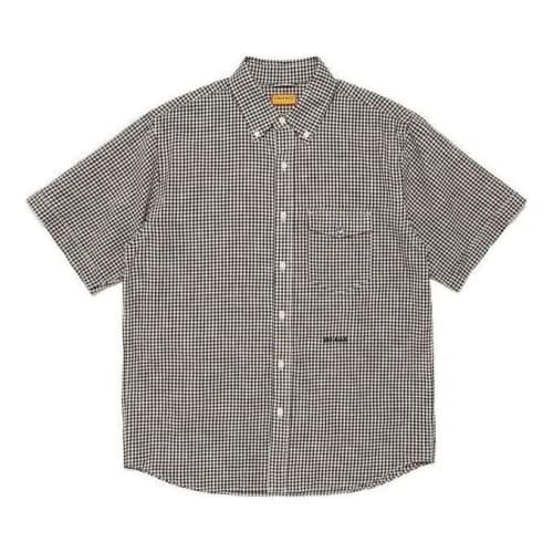 Human Made Check B.D S/S Shirt 'Black'